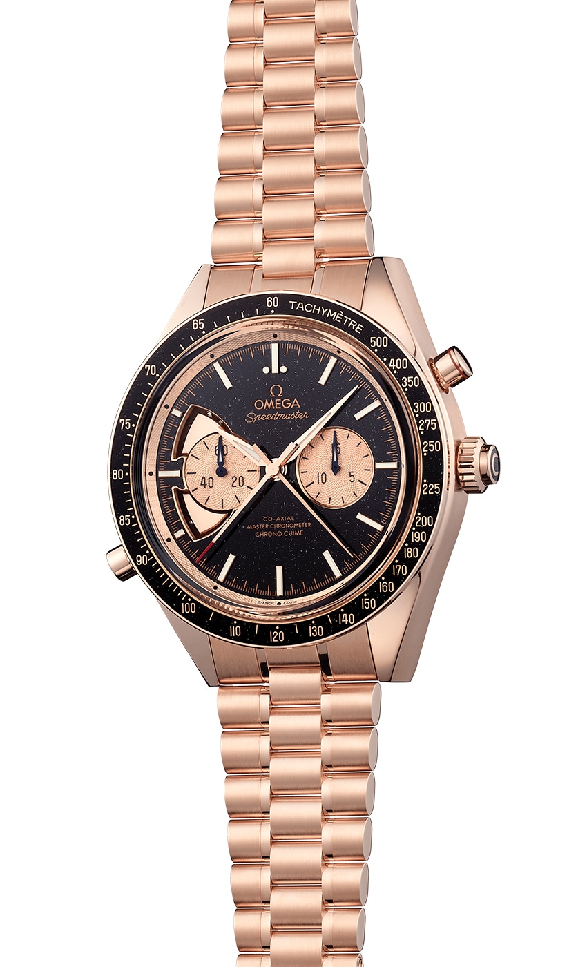 Chrono Chime Speedmaster Sedna™ gold Chronograph Watch 522.50